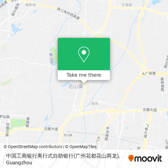 中国工商银行离行式自助银行(广州花都花山两龙) map