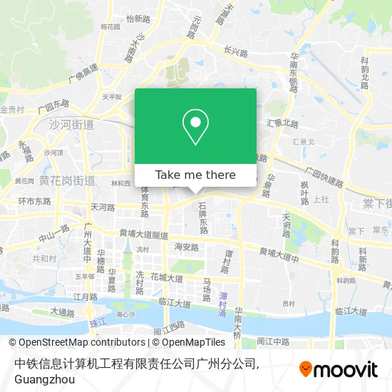 中铁信息计算机工程有限责任公司广州分公司 map