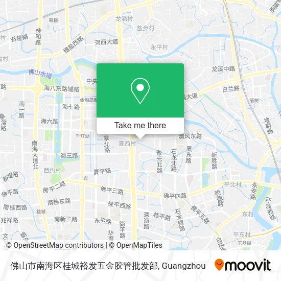 佛山市南海区桂城裕发五金胶管批发部 map
