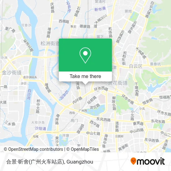 合景·昕舍(广州火车站店) map