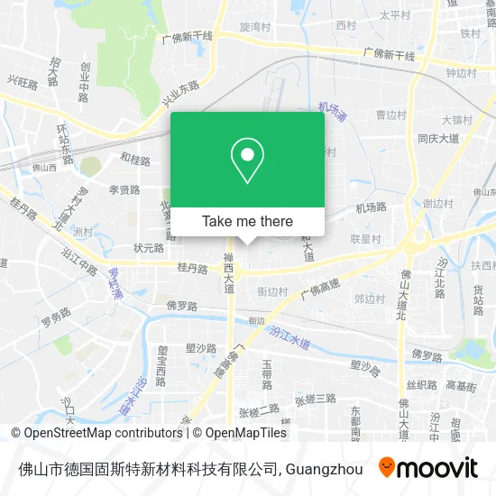 佛山市德国固斯特新材料科技有限公司 map