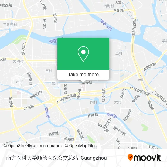 南方医科大学顺德医院公交总站 map
