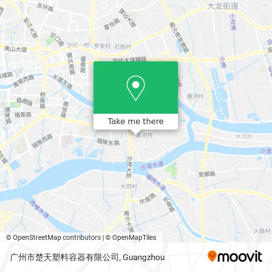 广州市楚天塑料容器有限公司 map