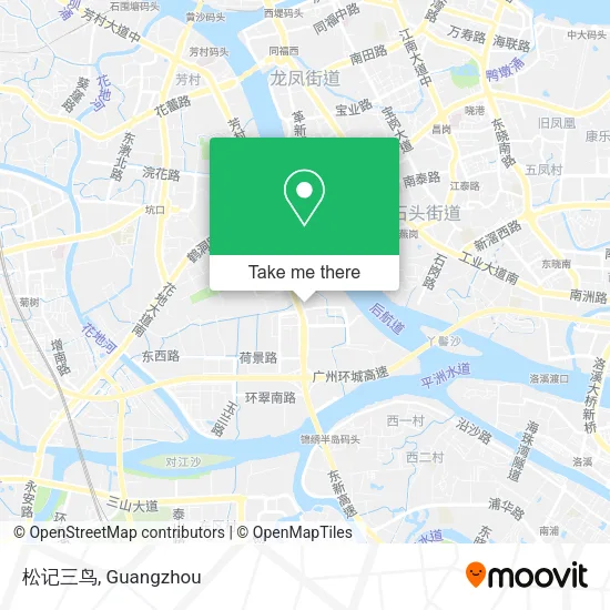 松记三鸟 map