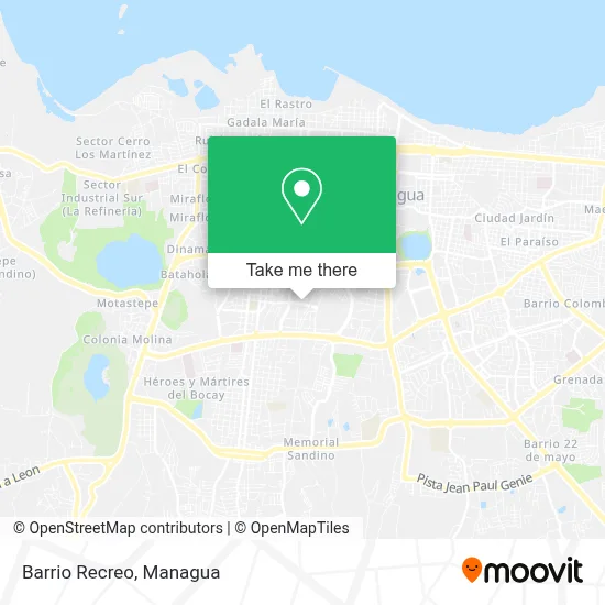 Mapa de Barrio Recreo