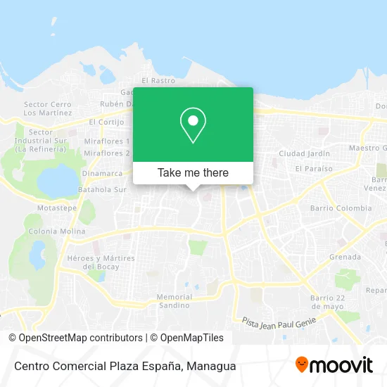 Mapa de Centro Comercial Plaza España