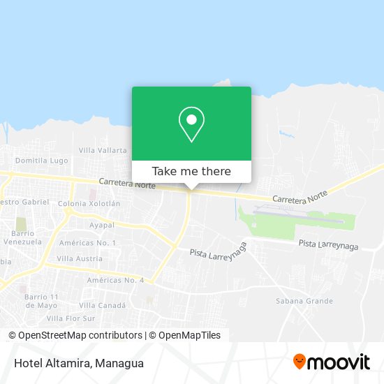 Hotel Altamira map