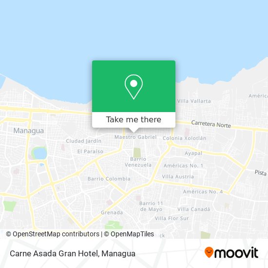 Carne Asada Gran Hotel map