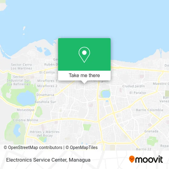 Electronics Service Center map