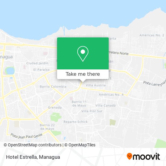 Hotel Estrella map
