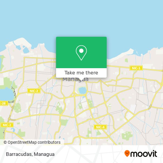 Barracudas map