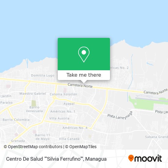 Centro De Salud ""Silvia Ferrufino"" map