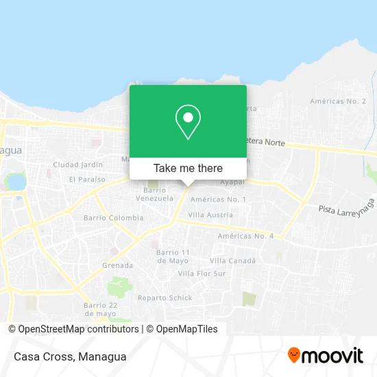 Casa Cross map