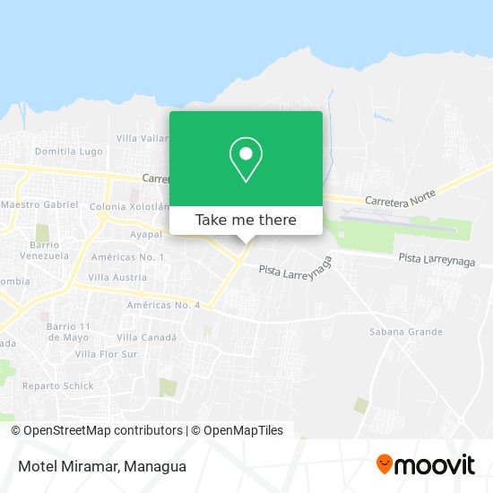 Motel Miramar map