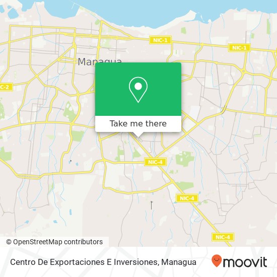 Centro De Exportaciones E Inversiones map