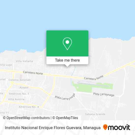 Instituto Nacional Enrique Flores Guevara map