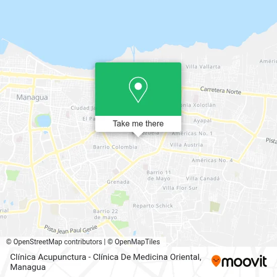 Mapa de Clínica Acupunctura - Clínica De Medicina Oriental