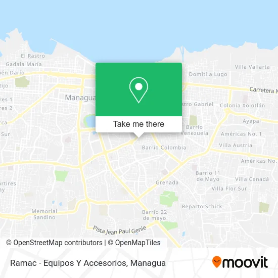 Ramac - Equipos Y Accesorios map