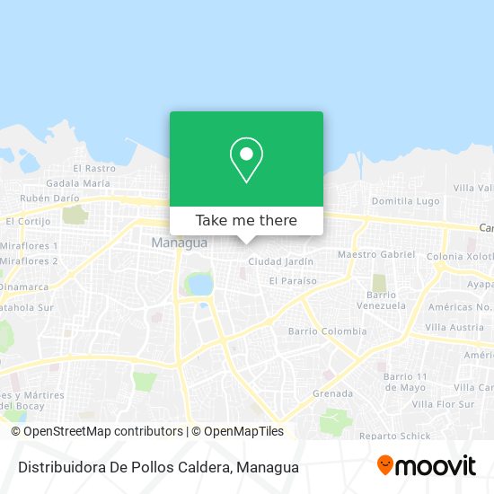 Distribuidora De Pollos Caldera map