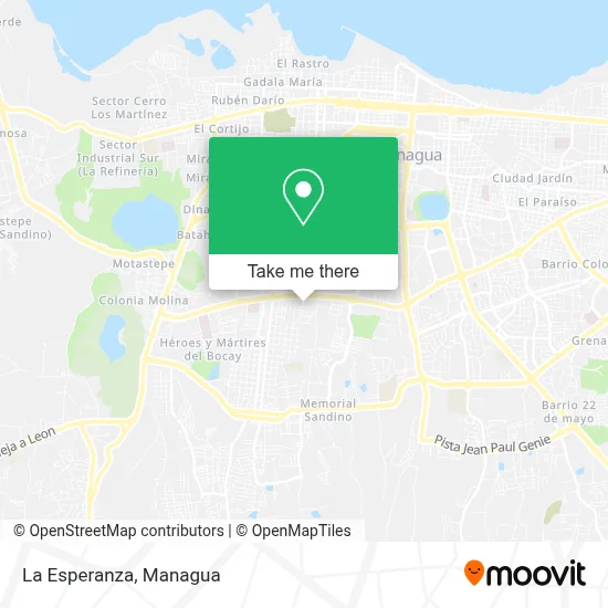 Mapa de La Esperanza