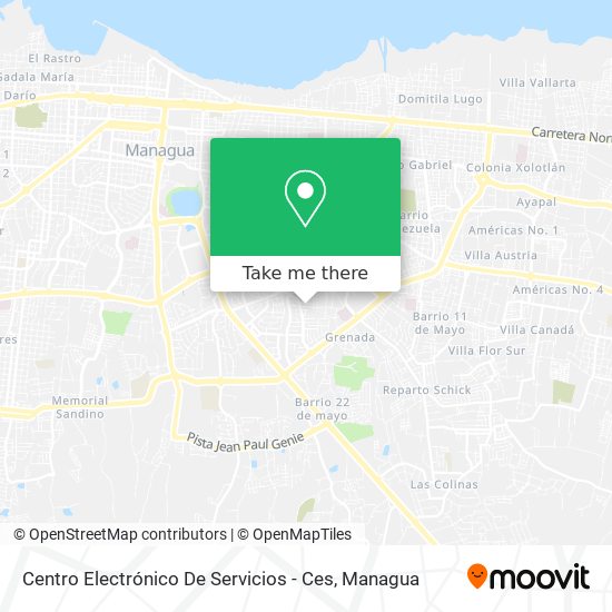 Centro Electrónico De Servicios - Ces map