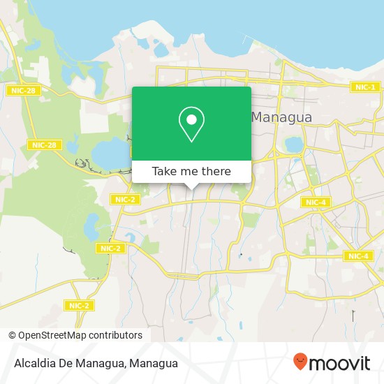 Alcaldia De Managua map