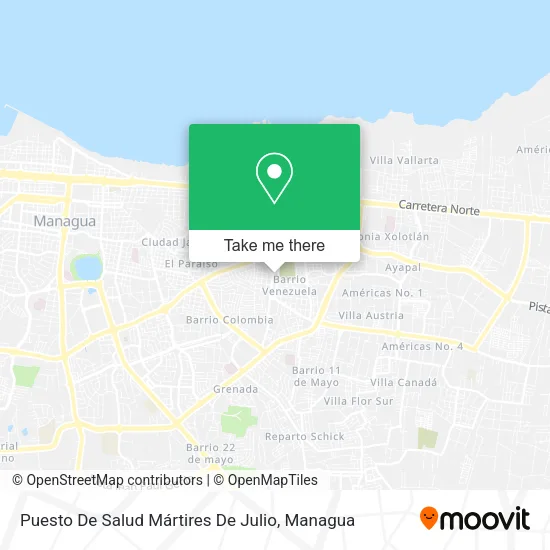 Puesto De Salud Mártires De Julio map