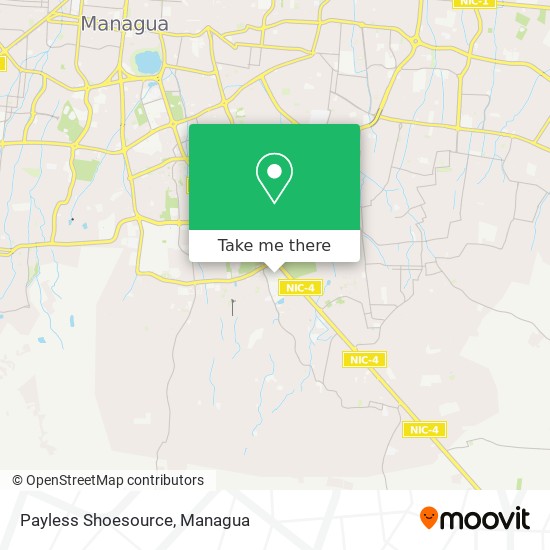 Payless Shoesource map