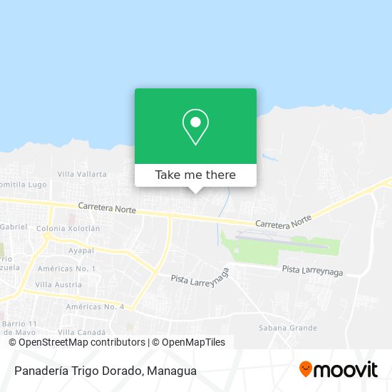 Panadería Trigo Dorado map