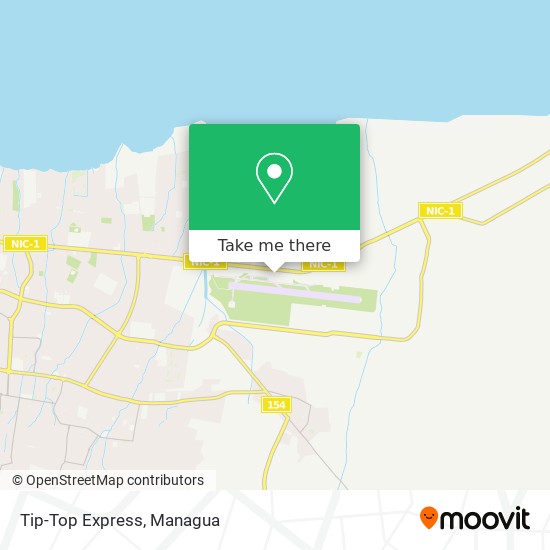Tip-Top Express map