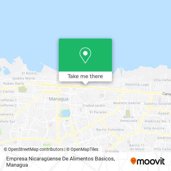 Empresa Nicaragüense De Alimentos Básicos map