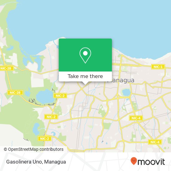 Gasolinera Uno map