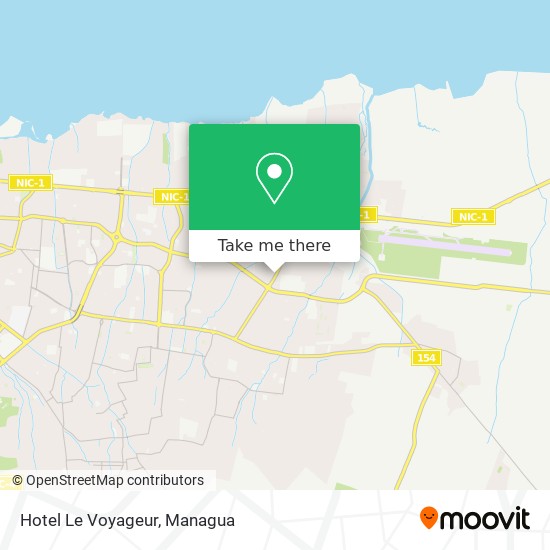 Hotel Le Voyageur map