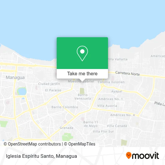 Mapa de Iglesia Espíritu Santo