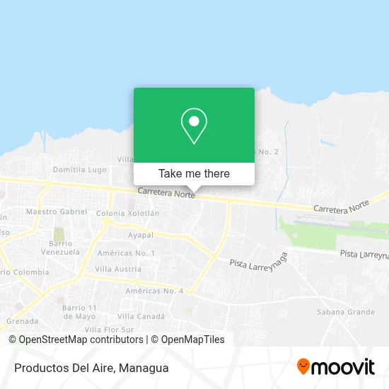 Mapa de Productos Del Aire