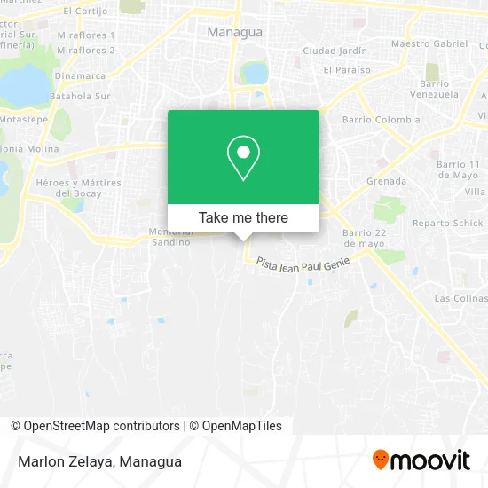 Marlon Zelaya map