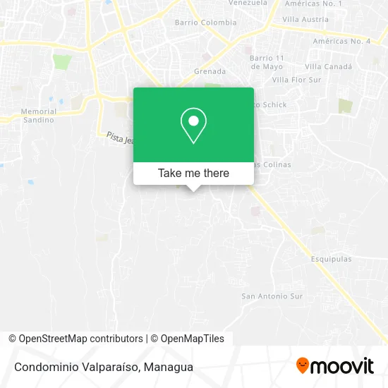 Condominio Valparaíso map