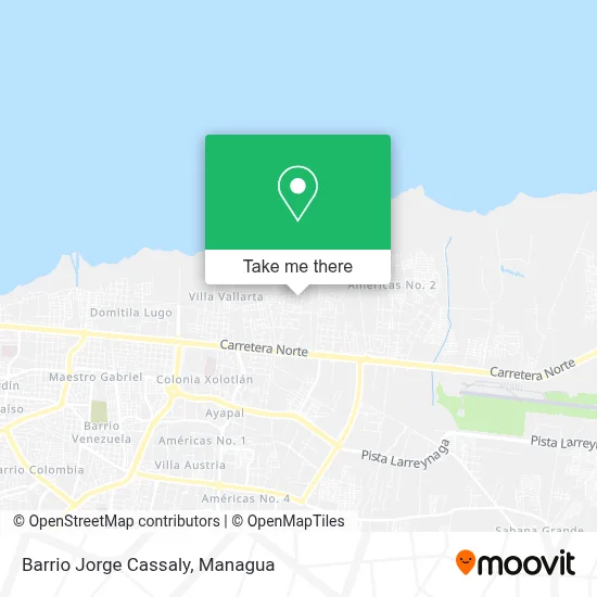 Mapa de Barrio Jorge Cassaly
