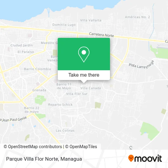 Mapa de Parque Villa Flor Norte