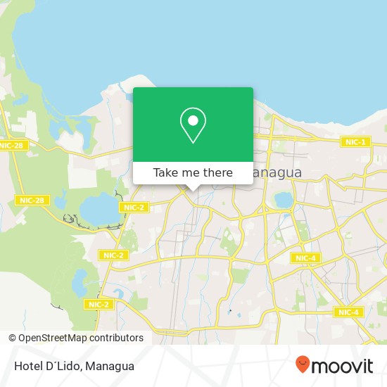 Hotel D´Lido map