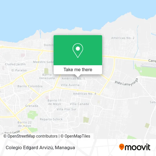 Mapa de Colegio Edgard Arvizú
