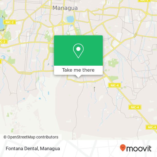 Fontana Dental map