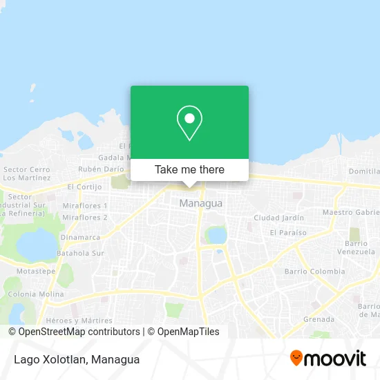 Mapa de Lago Xolotlan