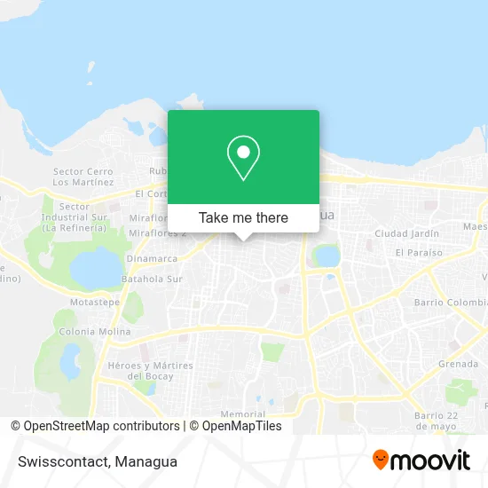 Mapa de Swisscontact