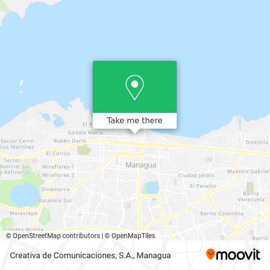 Creativa de Comunicaciones, S.A. map