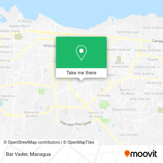 Mapa de Bar Vader