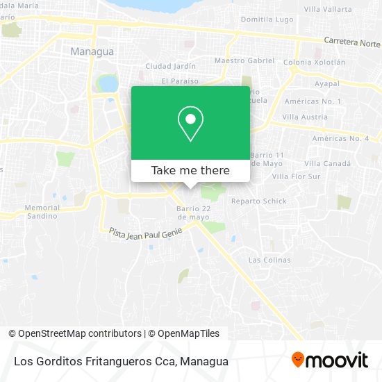 Los Gorditos Fritangueros Cca map