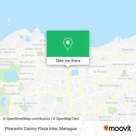 Pharaohs Casino Plaza Inter map