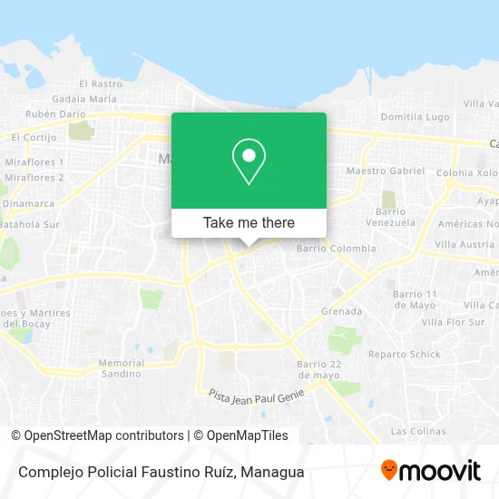 Complejo Policial Faustino Ruíz map