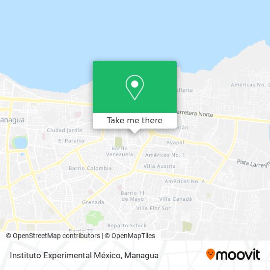 Instituto Experimental México map
